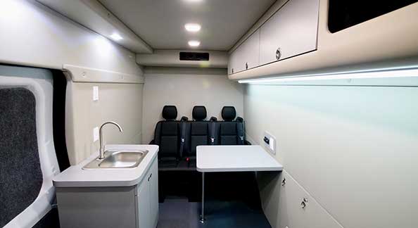 Mobile Medical Office – Design 2 - Ford Transit